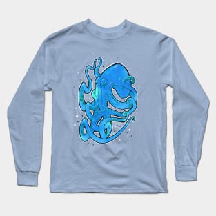 blue octopus Long Sleeve T-Shirt